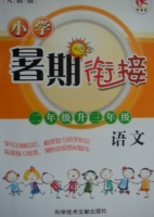 小学暑期衔接 二年级升三年级 语文 答案 南京大学出版社 - 封面