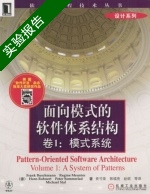 面向模式的软件体系结构卷1 模式系统 实验报告及答案 ([德]布希曼 贲可荣) - 封面