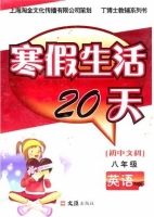 寒假生活20天 八年级 英语 N版 答案 文汇出版社 - 封面
