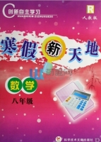 寒假新天地 数学 八年级 答案 人教版 科学技术文献出版社 - 封面