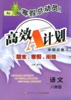 寒假总动员 高效A计划 期末.寒假.衔接 语文 八年级 答案 (RJ) 人教版 (呈祥) 海南出版社 中南大学出版社 - 封面