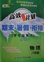 高效A计划 期末·暑假·衔接 学年总复习 八年级 物理 RJ 答案 (呈祥) 海南出版社 中南大学出版社 - 封面