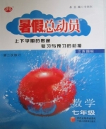 暑假总动员 七年级 数学 江苏国际 答案 (李朝东) 宁夏人民教育出版社 - 封面