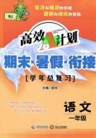 高效A计划 期末暑假衔接 语文 一年级 答案 海南出版社 - 封面