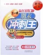 赢在暑假 期末冲刺王 七年级 数学 R 答案 (段永军) 云南科技出版社 - 封面