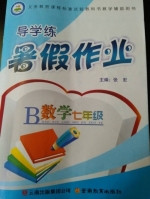 导学练 暑假作业 数学 七年级 答案 (张宏) 云南教育出版社 - 封面