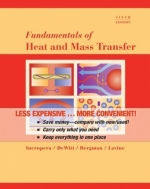 Fundamentals of Heat and Mass Transfer 第六版 课后答案 (Incropera DeWitt) - 封面