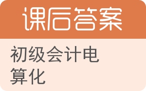 初级会计电算化答案 - 封面