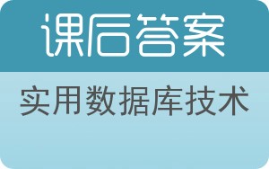实用数据库技术答案 - 封面