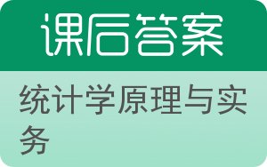 统计学原理与实务答案 - 封面