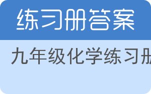 九年级化学练习册答案 - 封面