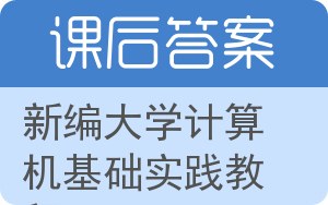 新编大学计算机基础实践教程答案 - 封面