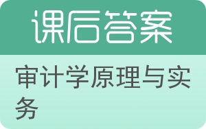 审计学原理与实务第二版答案 - 封面