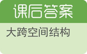 大跨空间结构第二版答案 - 封面