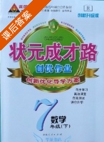 黄冈 状元成才路 创优作业 七年级 下 数学 答案 (成正贵) - 封面