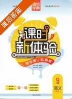 课时新体验 9年级 语文 人教版 上 答案 (朱海峰 王理华) - 封面