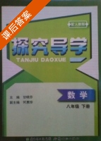 探究导学 数学 八年级 下册 答案 (甘晓芬 何慧珍) 新世纪出版社 - 封面