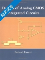 Design of Analog CMOS Integrated Circuits 期末试卷及答案 (Behzad Razavi) - 封面