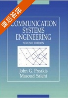 Communication Systems Engineering 课后答案 (John G.) - 封面