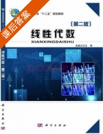 线性代数 第二版 课后答案 (袁德正) - 封面