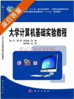 大学计算机基础实验教程 课后答案 (金一宁 杨俊) - 封面