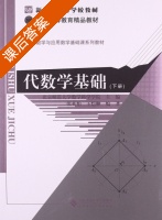 代数学基础 下册 课后答案 (张英伯 王恺顺) - 封面