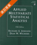 Applied Multivariate Statistical Analysis 第五版 课后答案 (Richard.A.Johnson) - 封面