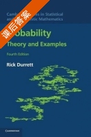 Probability Theory and Examples 第四版 课后答案 (Rick.Durrett) - 封面