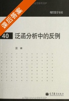 现代数学基础 泛函分析中的反例 课后答案 (汪林) - 封面