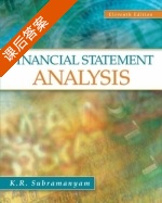Financial Statement Analysis 第十一版 课后答案 (K.R.Subramanyam) - 封面