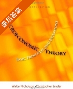 Microeconomic Theory Basic Principles and Extensions 第十一版 课后答案 (Walter.Nicholson·Christopher.Snyder) - 封面