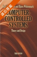 Computer Controlled Systems 第三版 课后答案 (Karl.J Wittenmark) - 封面