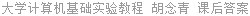大学计算机基础实验教程 胡念青 课后答案
