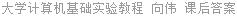 大学计算机基础实验教程 向伟 课后答案