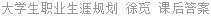 大学生职业生涯规划 徐觅 课后答案