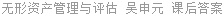 无形资产管理与评估 吴申元 课后答案