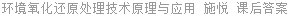 环境氧化还原处理技术原理与应用 施悦 课后答案