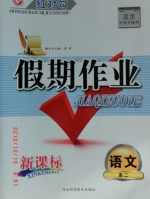红对勾 假期作业 新课标 语文 高二 答案 (涛琪) 河北科学技术出版社 - 封面