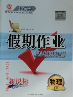 红对勾 假期作业 新课标 物理 高二 答案 (涛琪) 河北科学技术出版社 - 封面