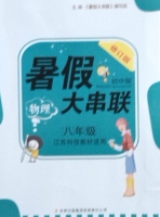 暑假大串联 八年级 物理 答案 吉林出版集团有限责任公司 - 封面